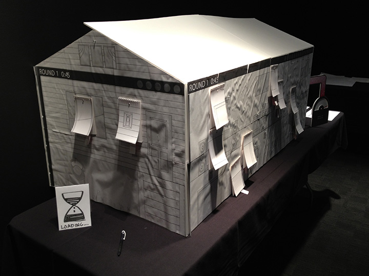 Paper prototyping Future House